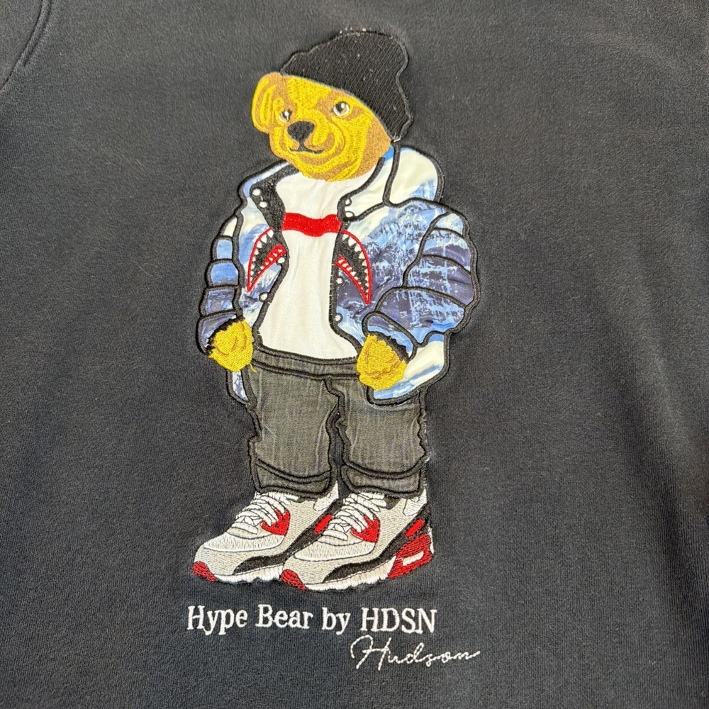 Hudson Outerwear Hype Bear Sweater Size Small Embroidered - Picture 3 of 9